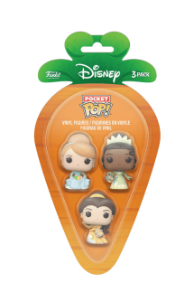 Carrot Pocket Pop! Disney - 3 Easter Pack Tiana/ Belle/Cinderella