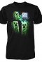 Minecraft Three Creeper Moon Youth Tee