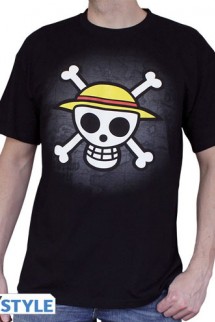 ONE PIECE T-shirt Skull with map Men