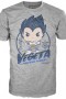 Camiseta Pop! Tees Dragon Ball Z Vegeta Set de Minifigura y Camiseta (Metallic) Ex