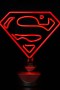DC Comics Neon Light Superman 23 x 30 cm