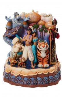 Disney Traditions - Figure Jim Shore Aladdin Carved by Heart 