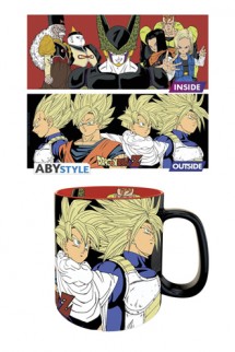 Dragon Ball - Taza Premium Saiyans vs Cyborgs