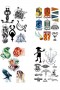 Harry Potter - Temporary Tattoos Set