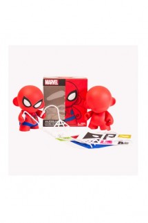 Kidrobot x Marvel Spiderman MUNNY Superhero Toy 4-Inch Artist: You! 
