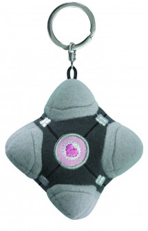 Portal Original Weighted Companion Cube Plush Keychain