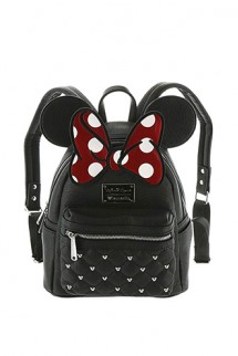 Loungefly - Mini mochila de cuero Minnie