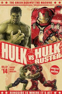 Maxi Póster - Vengadores: La Era de Ultrón "Hulk vs. Hulkbuster" 61x91,5cm.