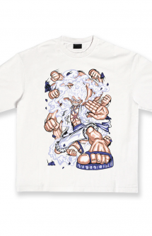 One Piece - Camiseta Made in Japan Gear 5 White 
