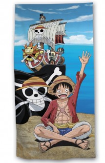 One Piece Beach Towel Luffy Going Merry