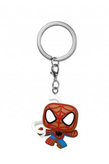 Pop! Keychain: Marvel Holiday - Spiderman Ex