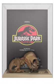 Pop! Movie Poster: Jurassic Park - Tyrannosaurus Rex & Velociraptor