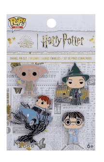 Pop! Pin: Harry Potter - Pack 4 Aniversario Cámara Secreta