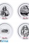 Star Wars  Set of 4 Plates Join the Dark Side