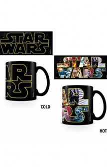 Star Wars - Heat Change Mug Logo Characters