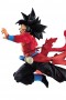 Super Dragon Ball Heroes Statue PVC Super Saiyan 4 Son Goku Xeno 9th Anniversary 
